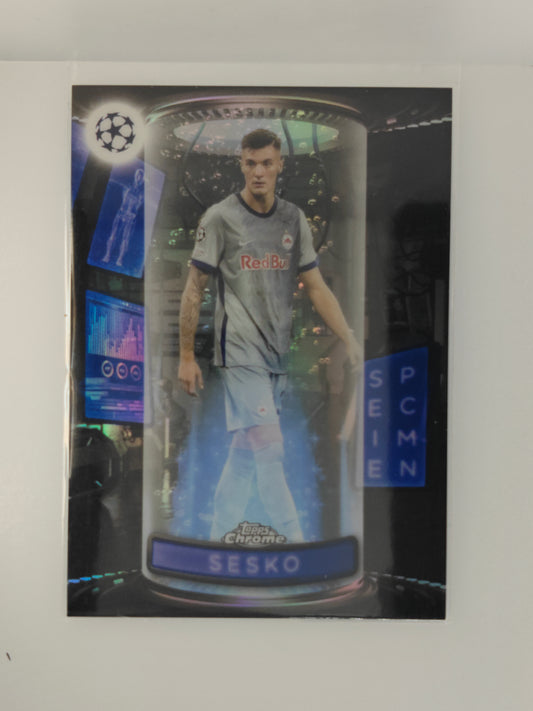 Benjamin Sesko Specimen - Topps Chrome 22/23