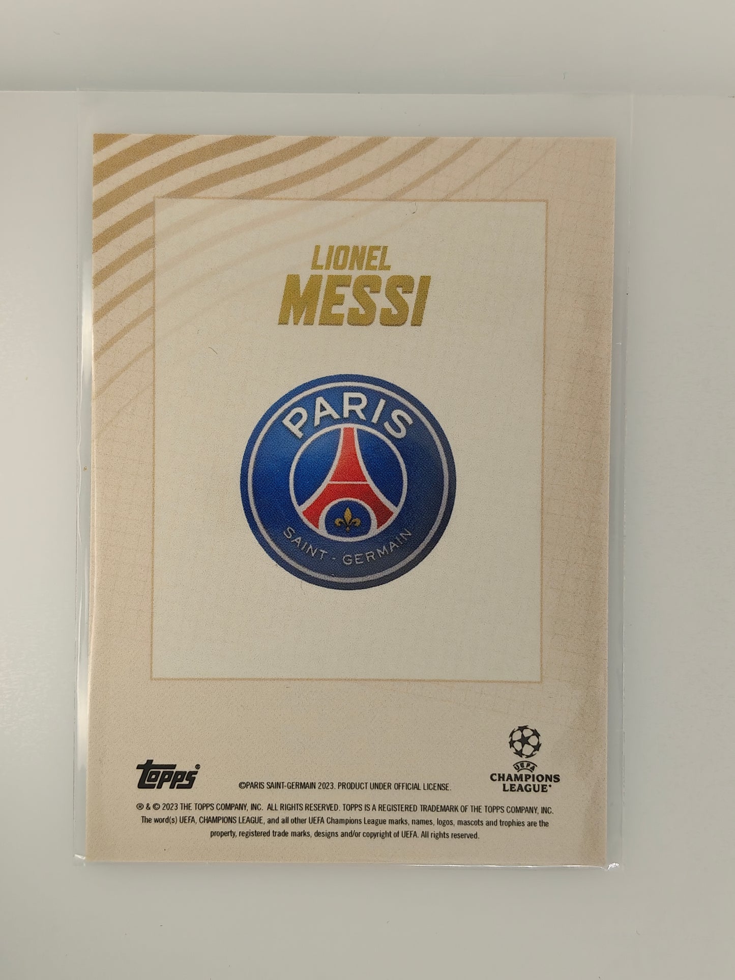Lionel Messi Elite - Topps Gold 22/23