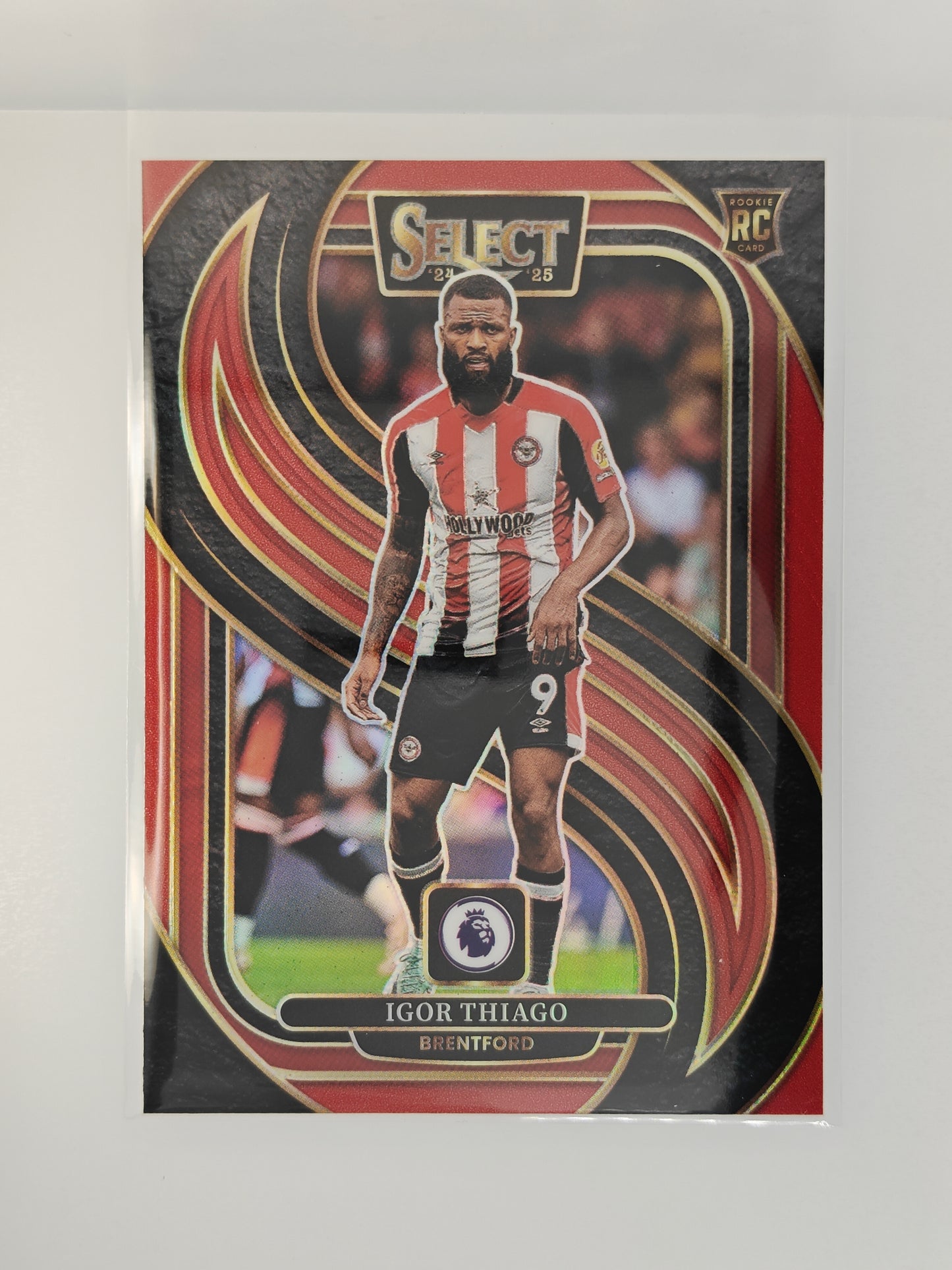 Igor Thiago Red Prizm RC - Panini Select Premier League 24/25