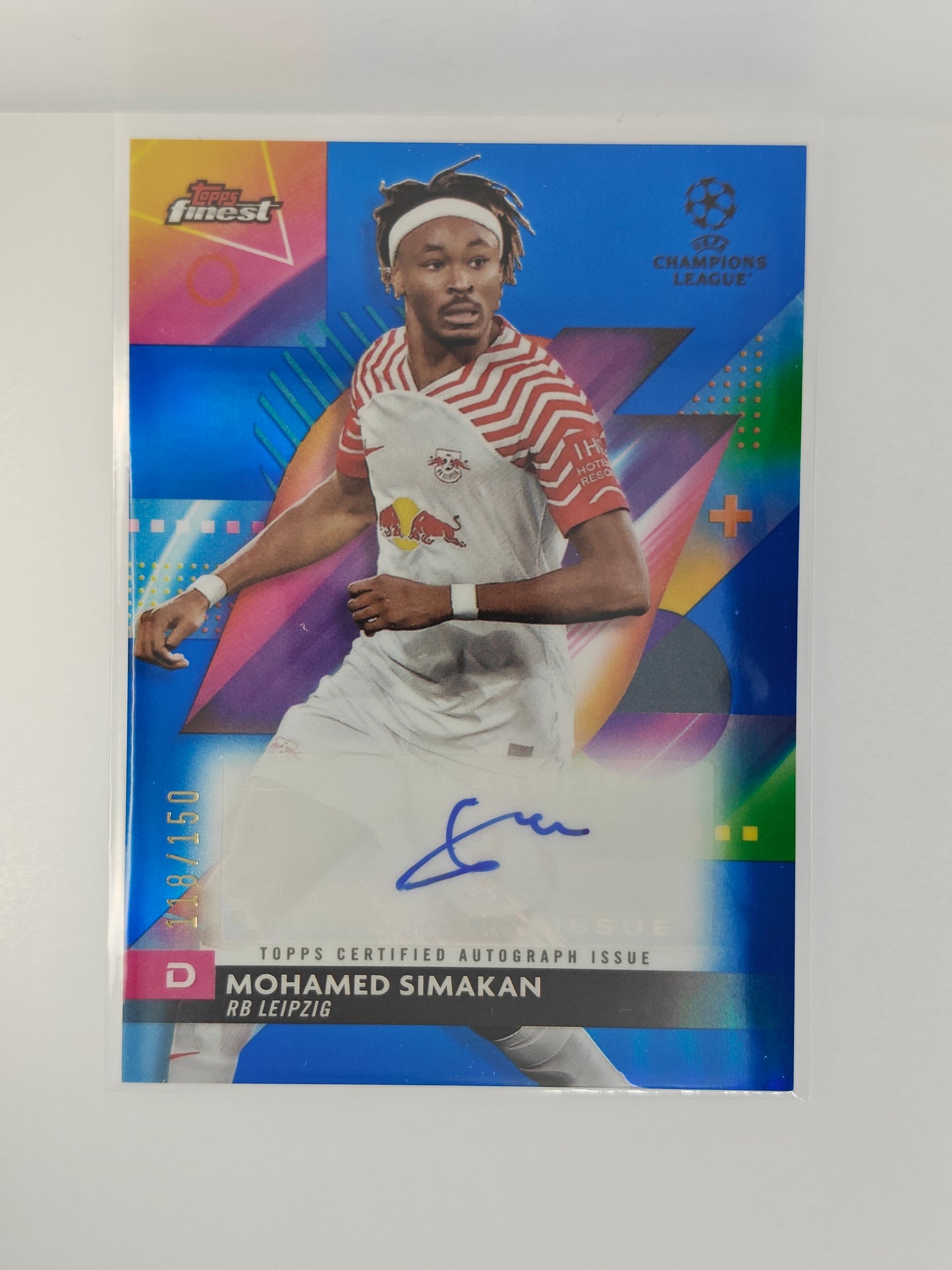 Mohamed Simakan auto /150 - Topps Finest 23/24