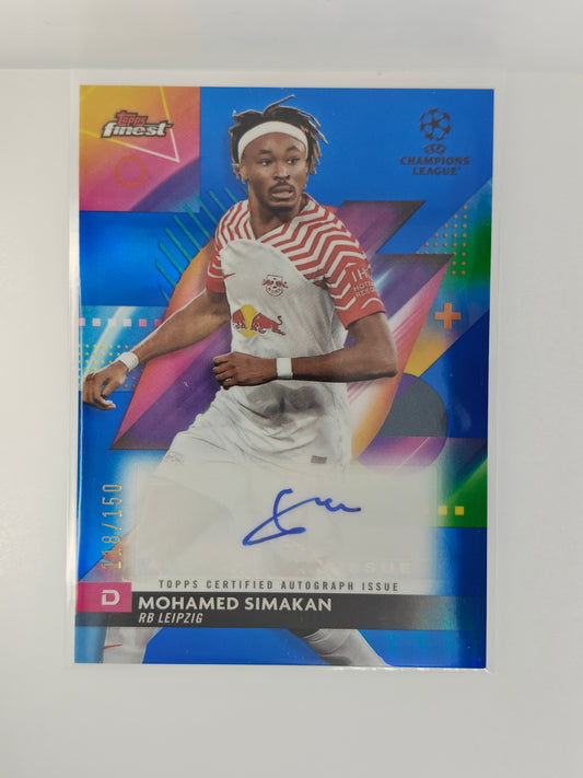 Mohamed Simakan auto /150 - Topps Finest 23/24