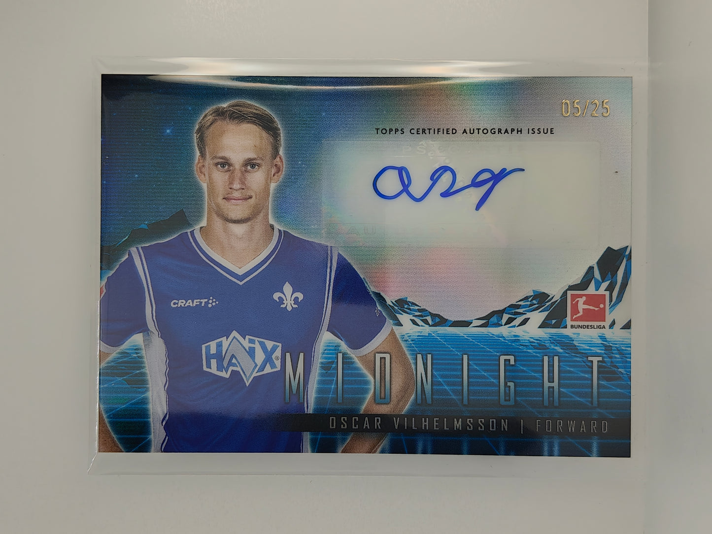 Oscar Vilhelmsson auto /25 - Topps Midnight 24/25