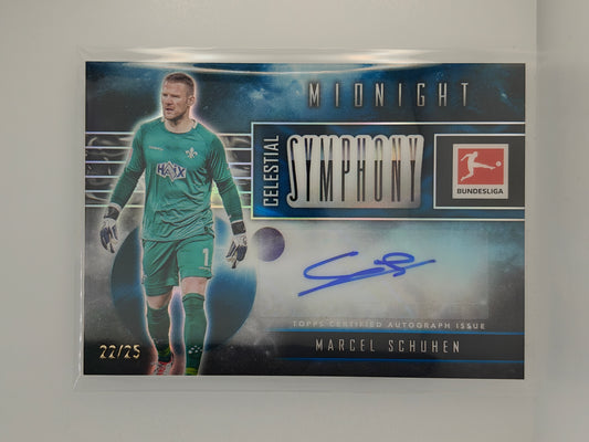 Marcel Schuhen auto /25 - Topps Midnight 24/25