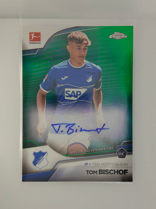 Tom Bischof auto /99 RC - Topps Chrome Bundesliga 22/23