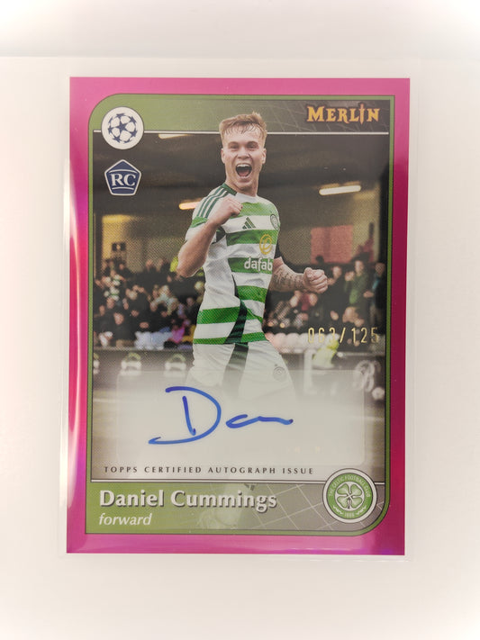 Daniel Cummings auto /125 RC - Topps Merlin 24/25