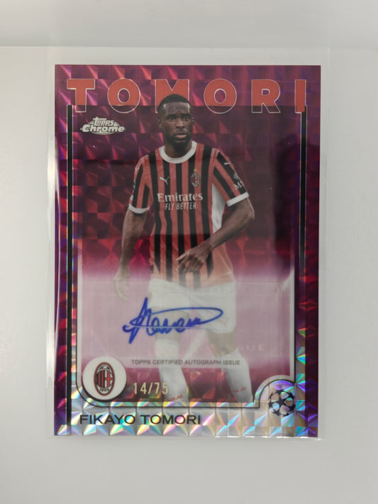 Fikayo Tomori auto /75 - Topps Chrome 24/25