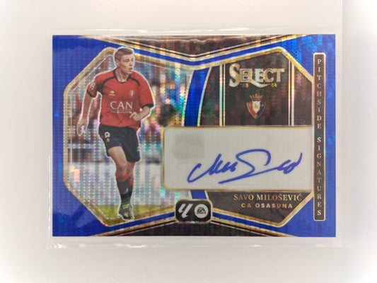 Savo Milosevic auto blue pulsar - Panini Select La Liga 23/24