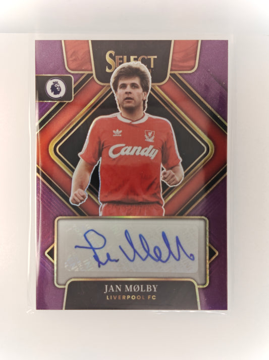 Jan Mølby auto /49 - Panini Select Premier League 22/23