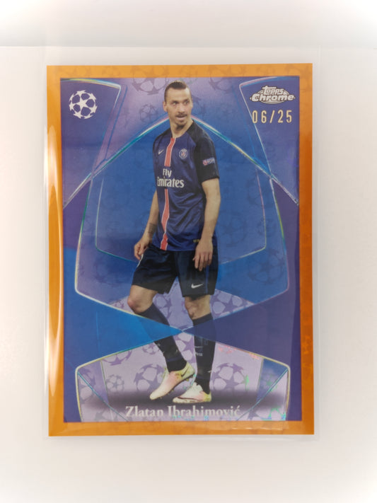Zlatan Ibrahimovic /25 Legend casehit - Topps Chrome 24/25 Logofractor