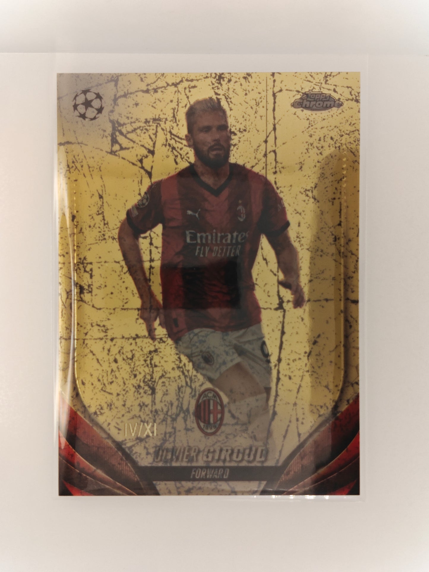 Olivier Giroud /XI Roman Numerals - Topps Chrome 23/24