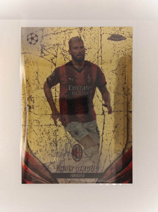 Olivier Giroud /XI Roman Numerals - Topps Chrome 23/24