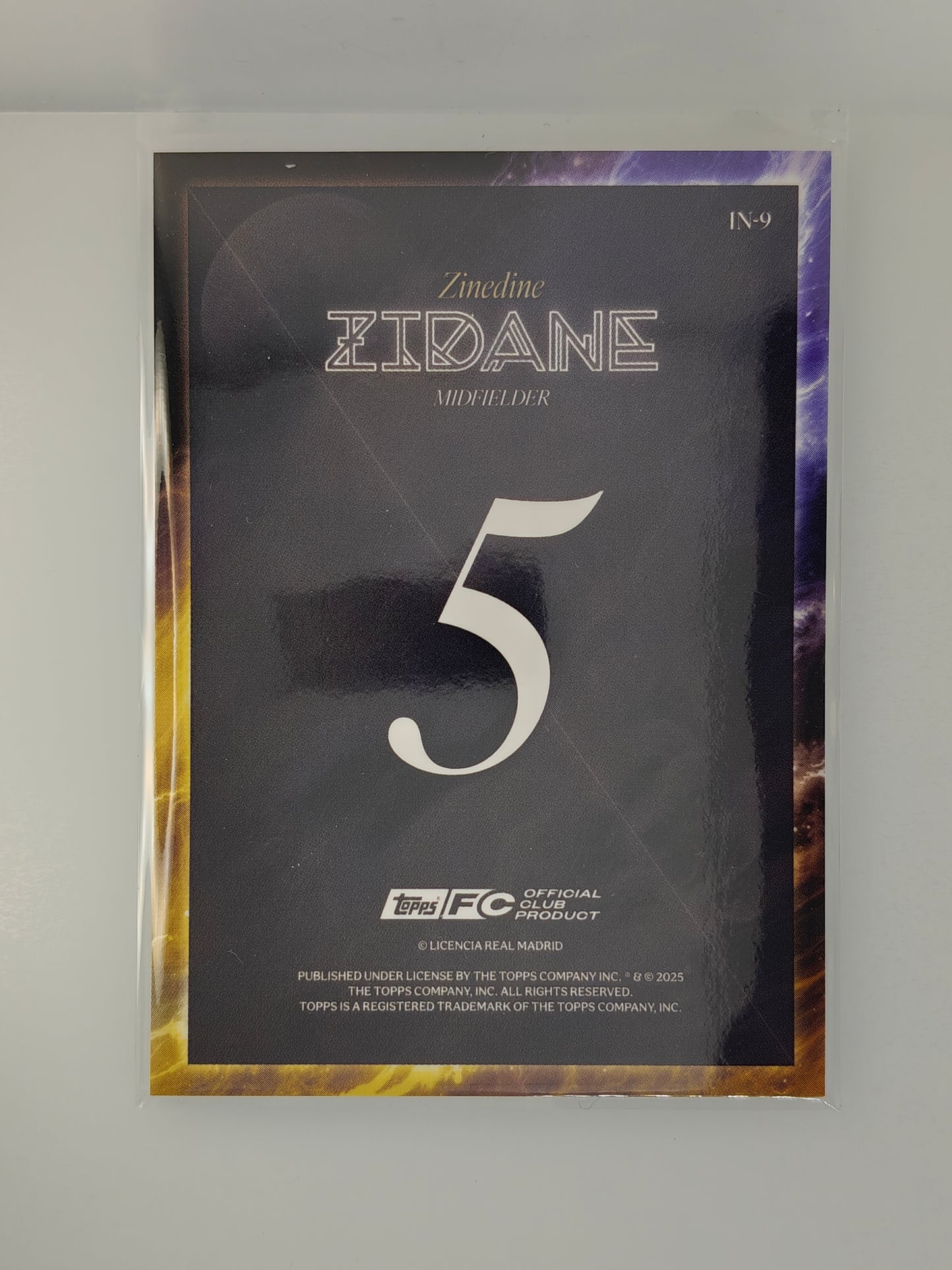 Zinedine Zidane Intergalacticos - Topps Real Madrid Los Blancos 25/26