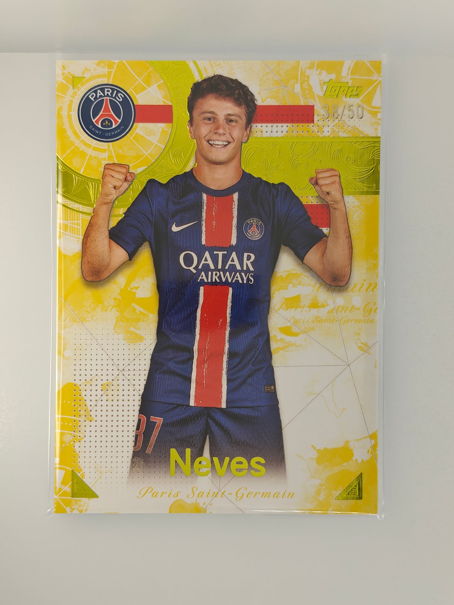 Joao Neves /50 - Topps Exhibition 25/26