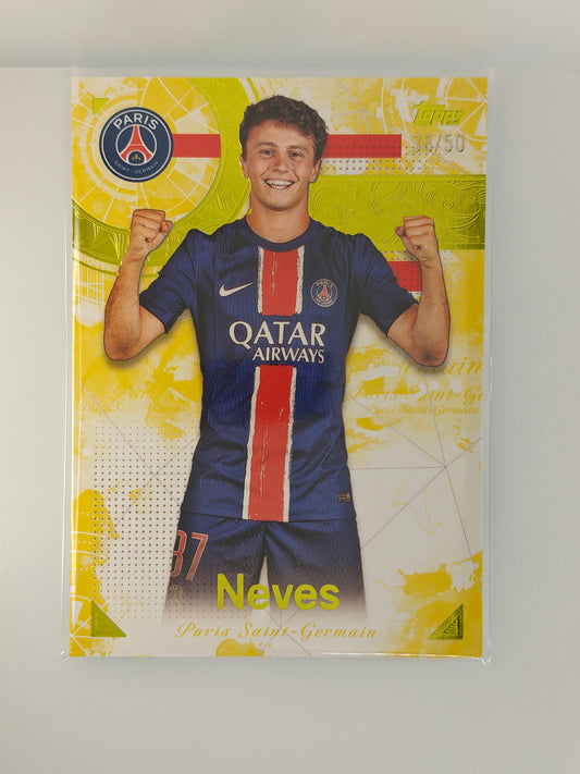 Joao Neves /50 - Topps Exhibition 25/26