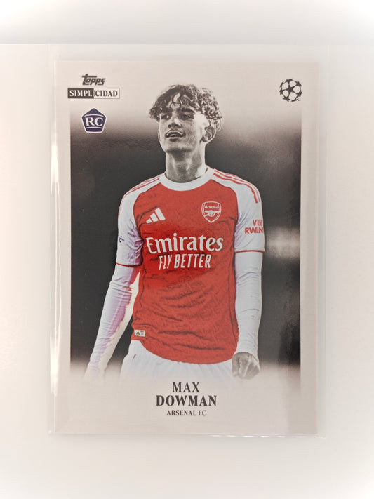 Max Dowman RC Joyas - Topps Simplicidad 24/25