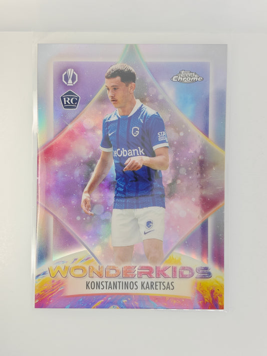 Konstantinos Karetsas Wonderkids RC - Topps Chrome 25/26