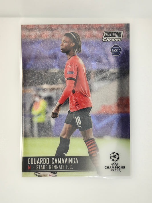 Eduardo Camavinga RC - Topps Stadium Chrome 20/21