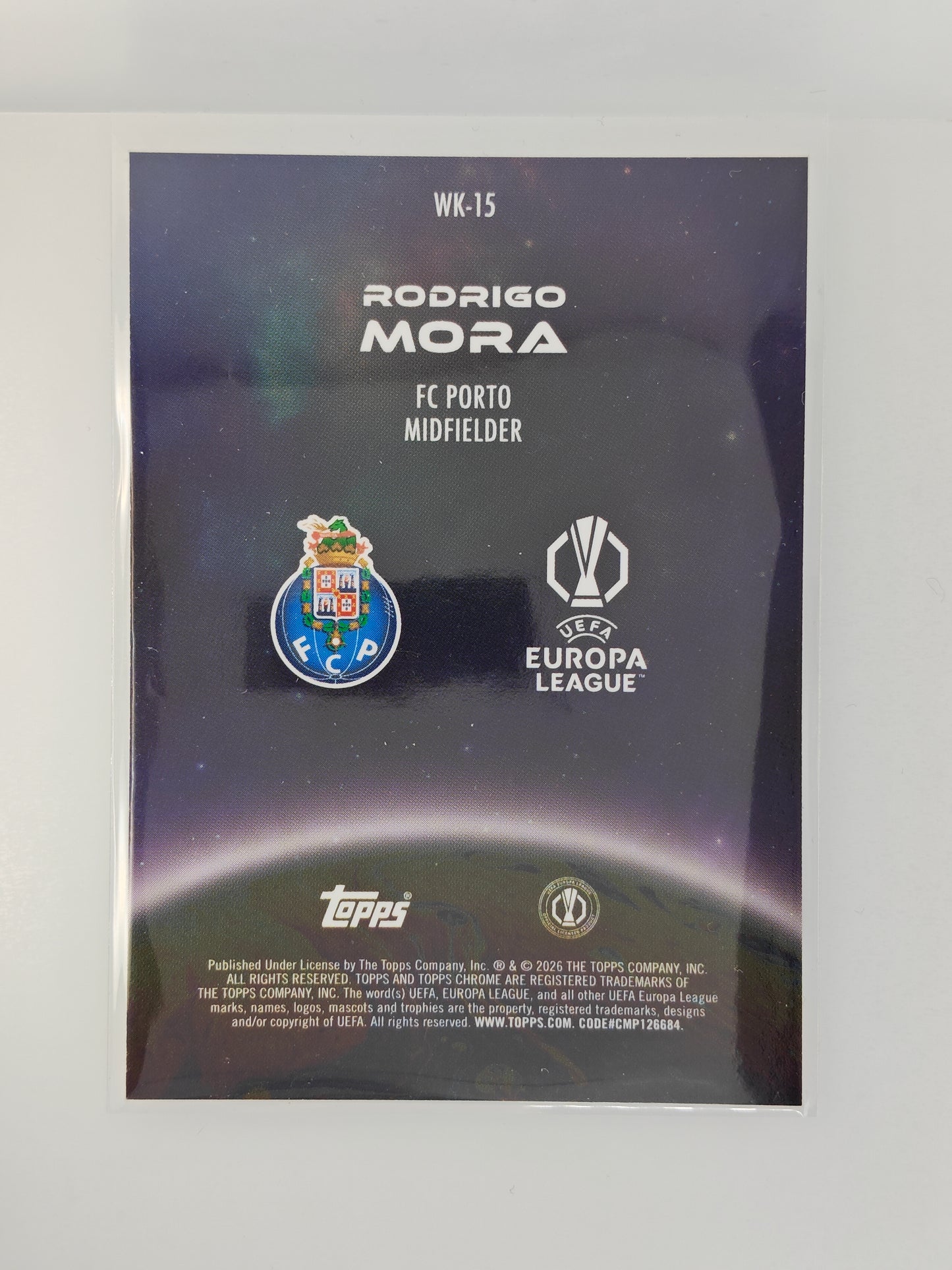 Rodrigo Mora Wonderkids - Topps Chrome 25/26