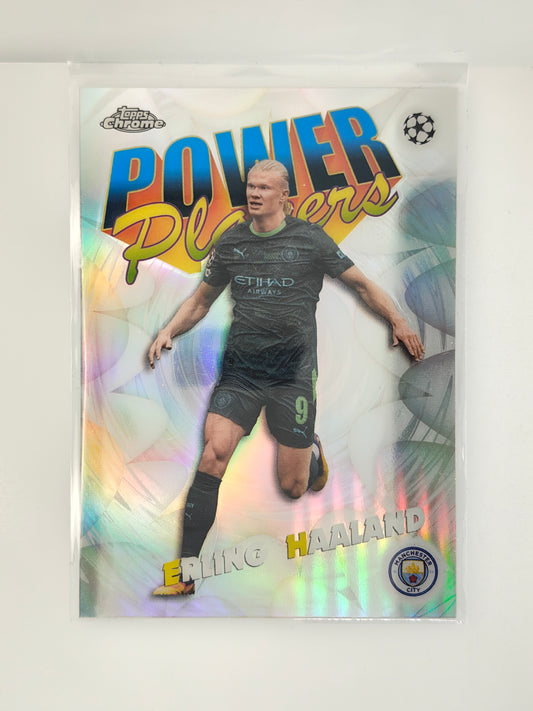 Erling Haaland Power players - Topps Chrome 25/26