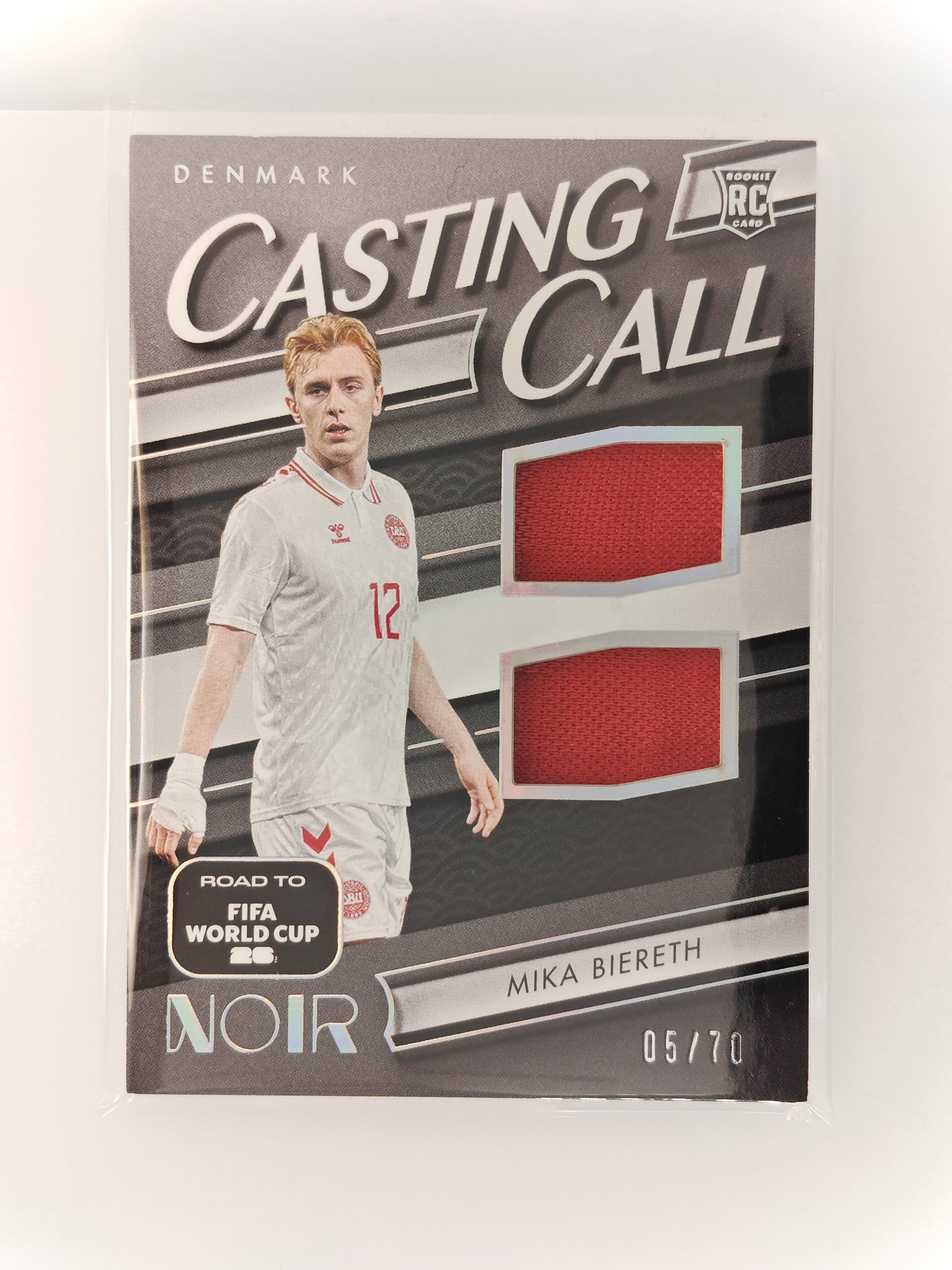 Mika Biereth Patch /70 rc - Panini Noir World Cup 25/26