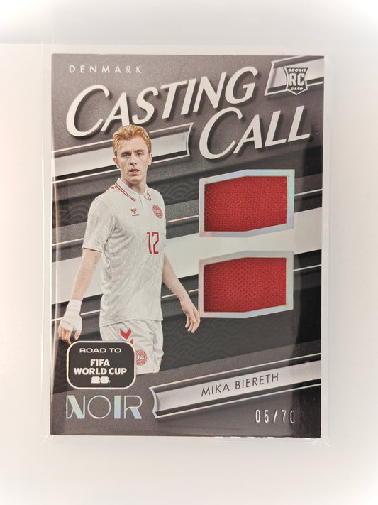 Mika Biereth Patch /70 rc - Panini Noir World Cup 25/26