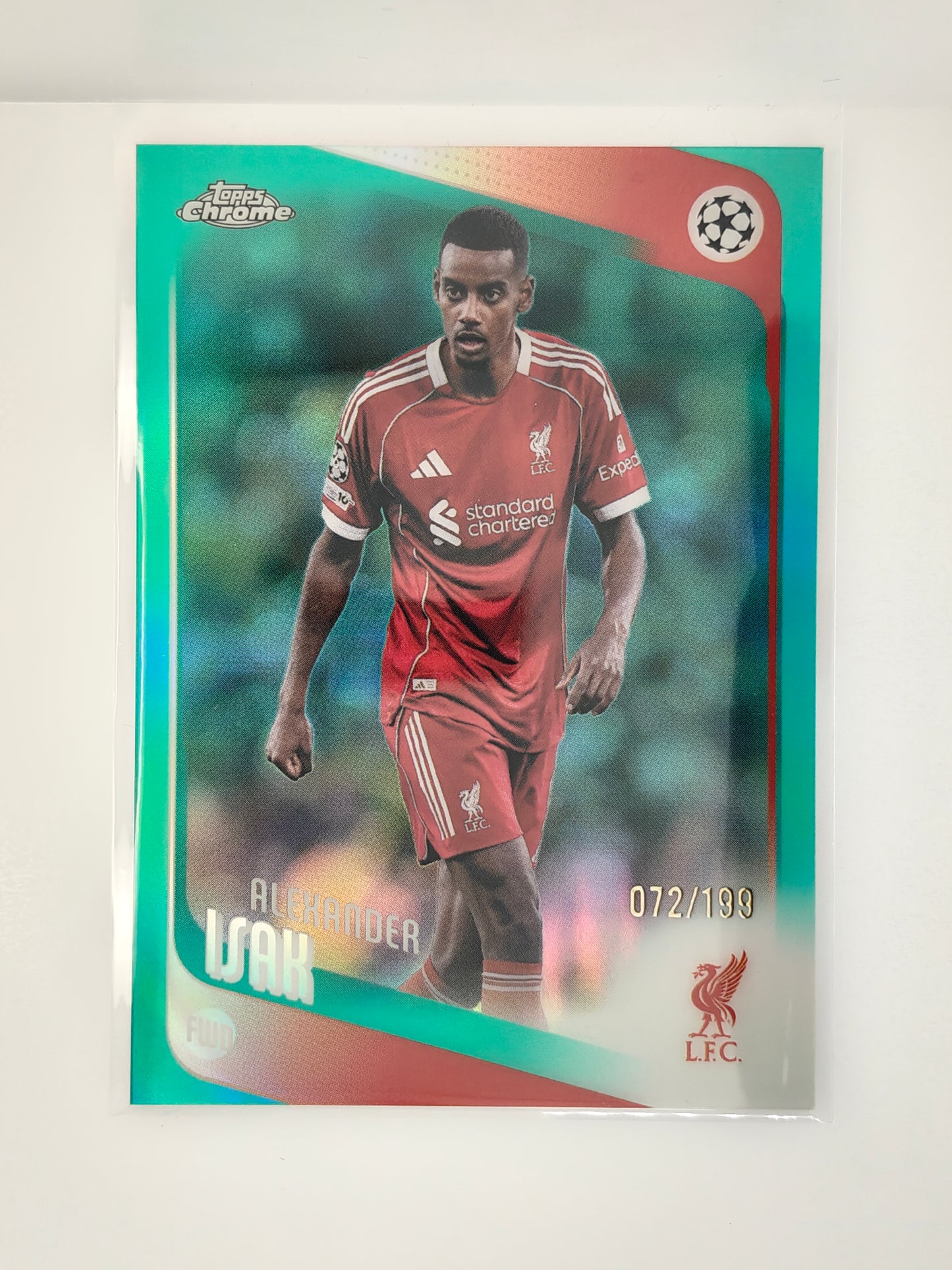 Alexander Isak /199 - Topps Chrome 25/26