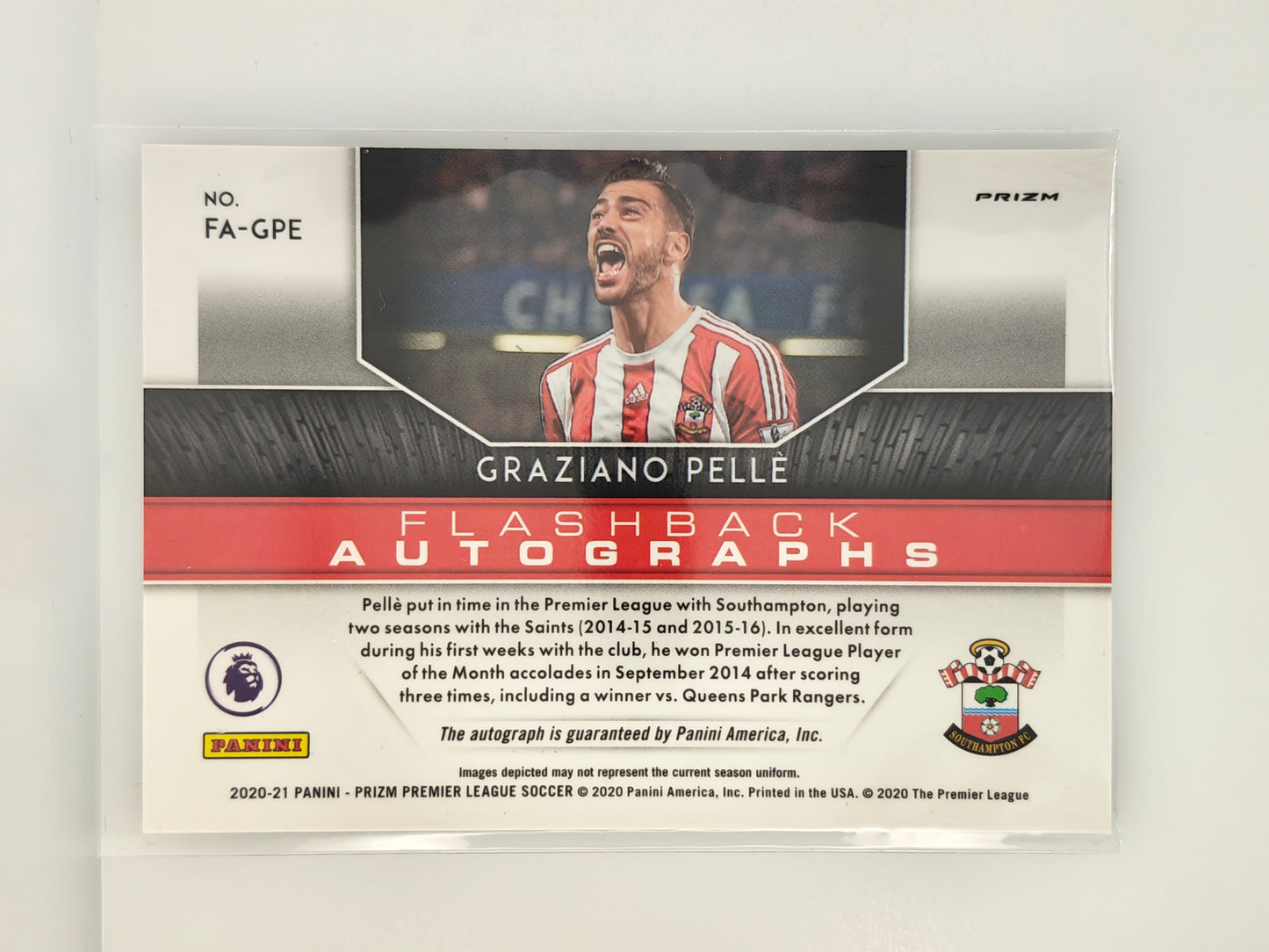 Graziano Pelle auto choice - Panini Prizm Premier League 20/21