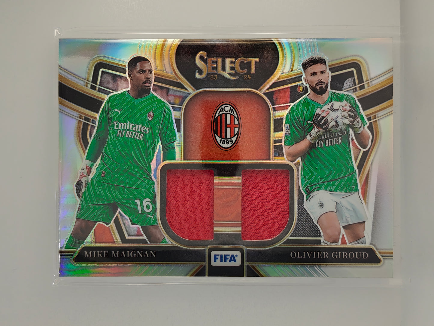 Mike Maignan / Olivier Giroud dual patch - Panini Select Fifa 23/24