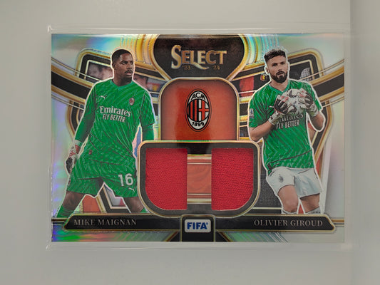 Mike Maignan / Olivier Giroud dual patch - Panini Select Fifa 23/24