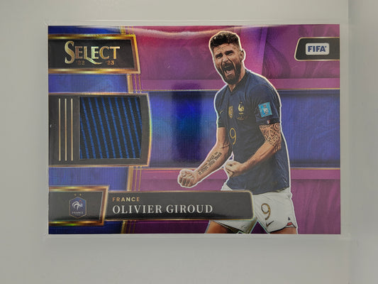 Olivier Giroud patch /49 - Panini Select Fifa 22/23