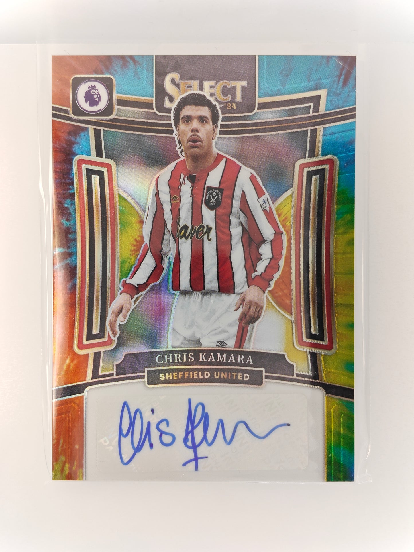 Chris Kamara auto /25 - Panini Select Premier League 23/24