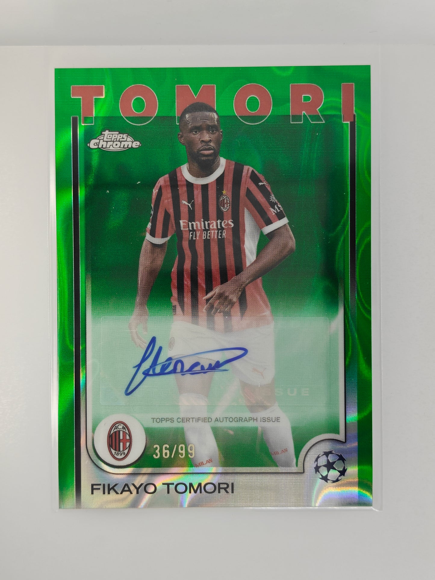 Fikayo Tomori auto /99 - Topps Chrome 24/25