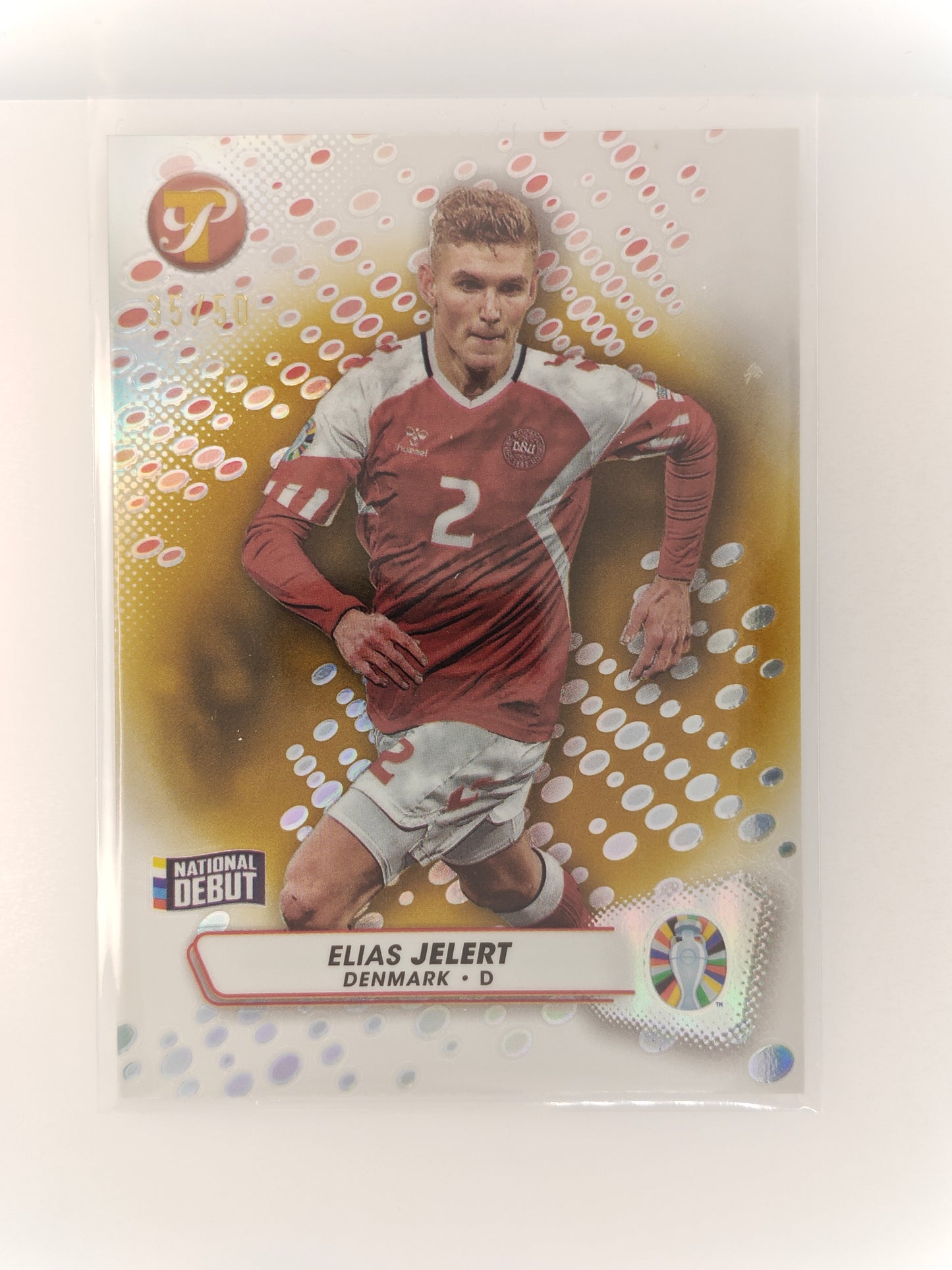 Elias Jelert /50 National Debut - Topps Pristine