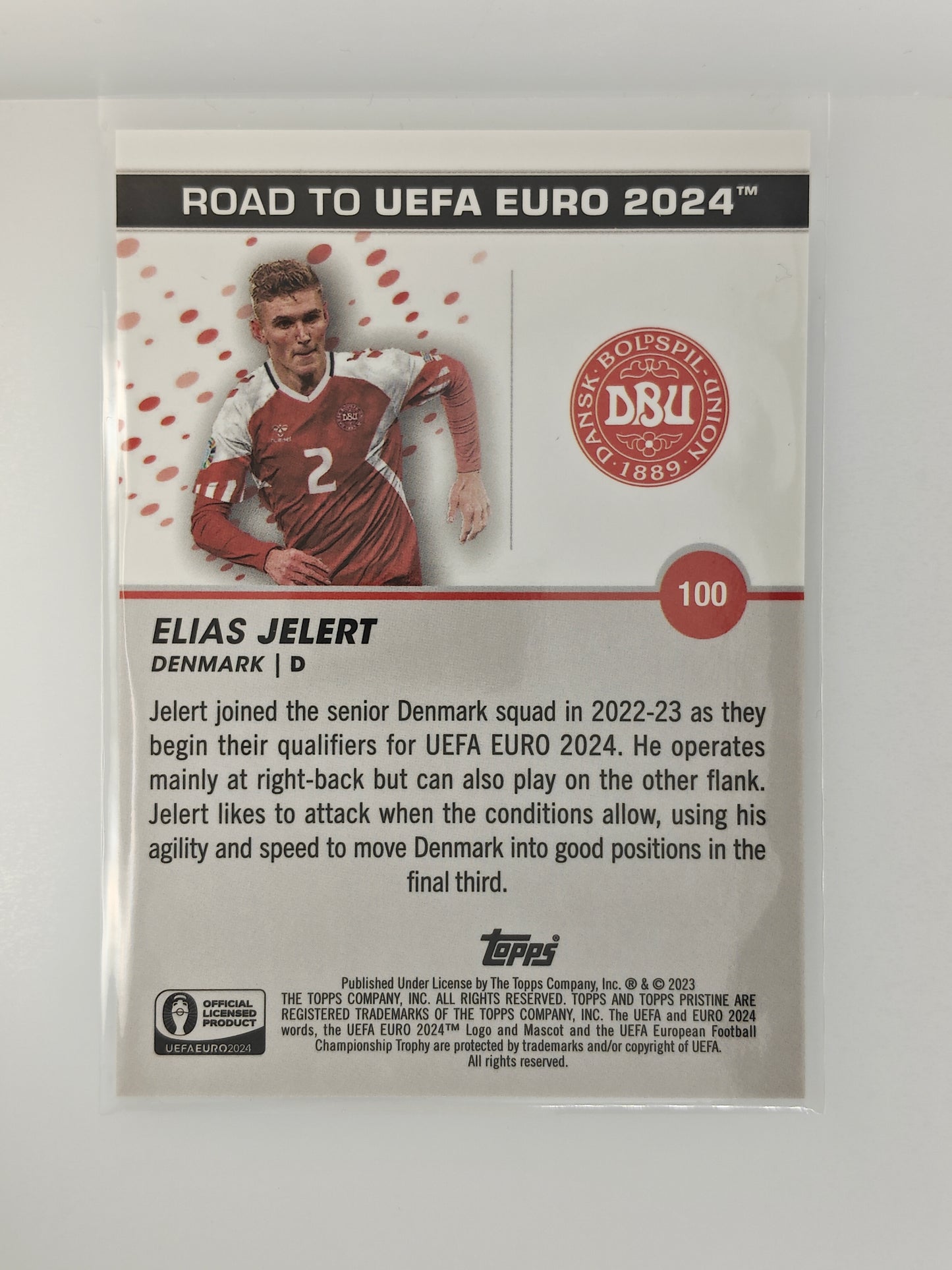 Elias Jelert /50 National Debut - Topps Pristine