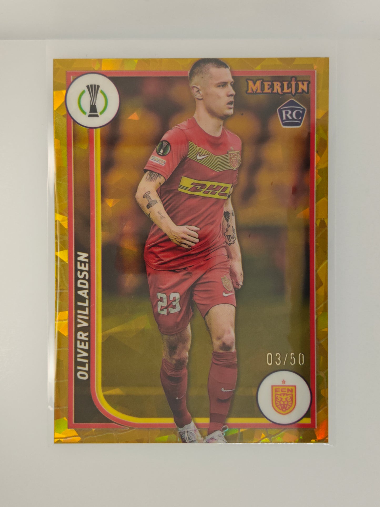 Oliver Villadsen /50 rc - Topps Merlin 23/24