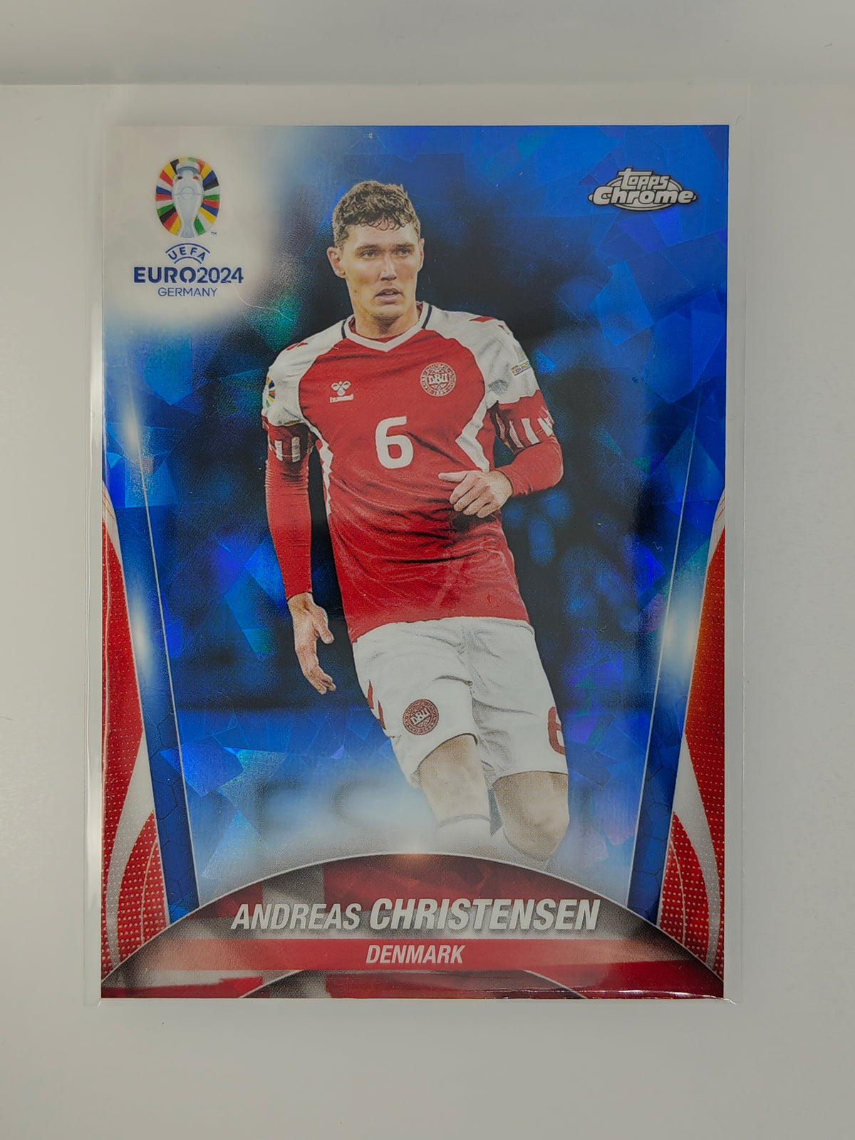 Andreas Christensen Sapphire - Topps Chrome Euro 24 Sapphire