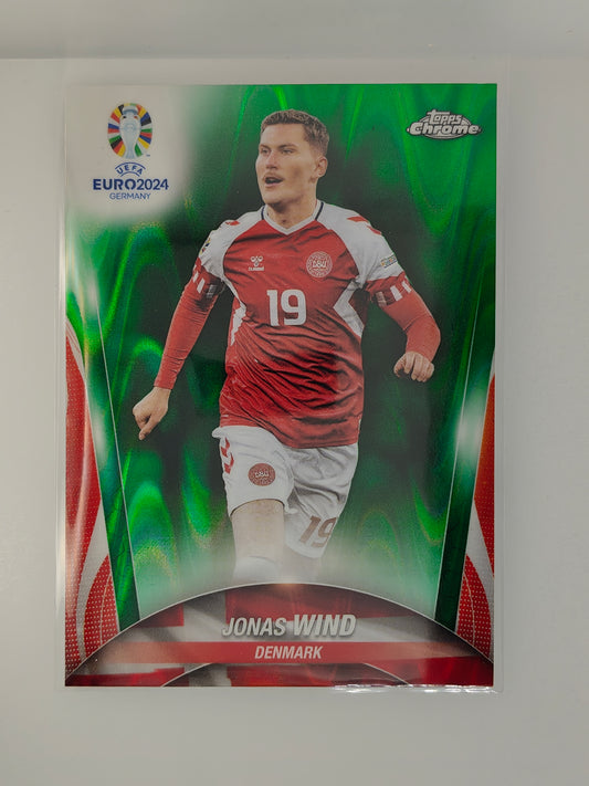 Jonas Wind Green wave - Topps Chrome Euro 24