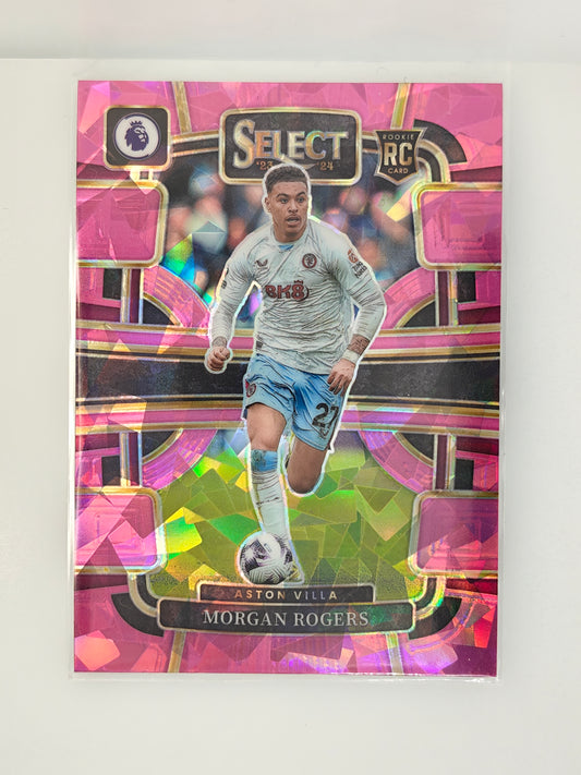 Morgan Rogers RC Pink ice prizm - Panini Select Premier League 23/24