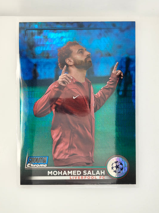 Mohamed Salah aqua - Topps Stadium Chrome 23/24