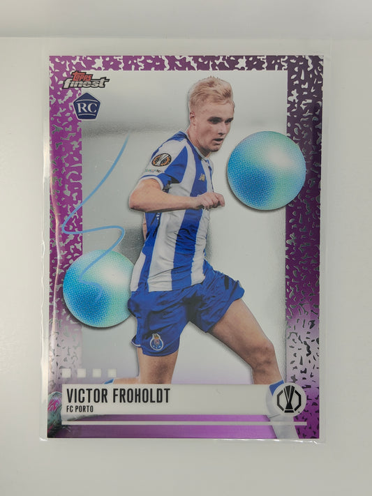 Victor Froholdt RC Uncommon - Topps Finest 25/26