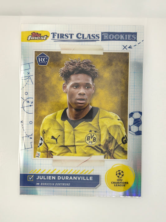 Julien Duranville First class rookie - Topps Finest 23/24