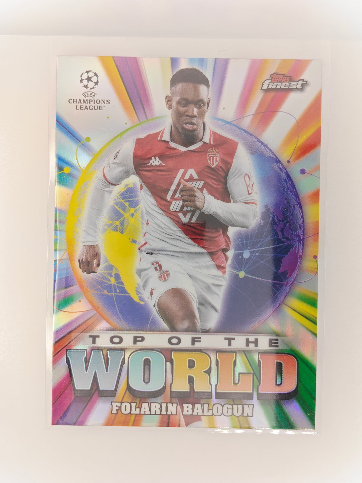 Folarin Balogun Top of the world - Topps Finest 24/25