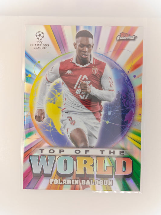 Folarin Balogun Top of the world - Topps Finest 24/25