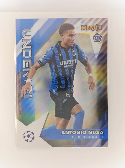 Antonio Nusa under 21 RC - Topps Merlin 22/23