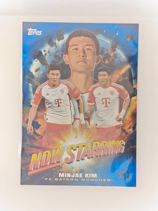 Minjae Kim /99 now starring - Topps Flagship 23/24