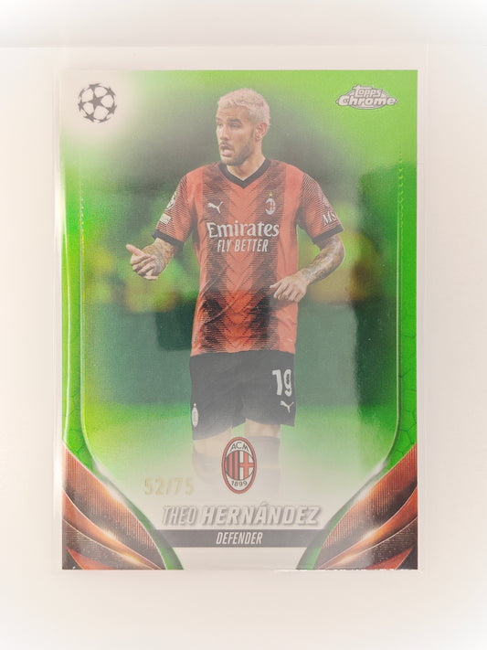 Theo Hernandez /75 - Topps Chrome 23/24