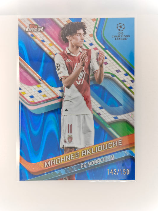 Maghnes Akliouche /150 - Topps Finest 24/25
