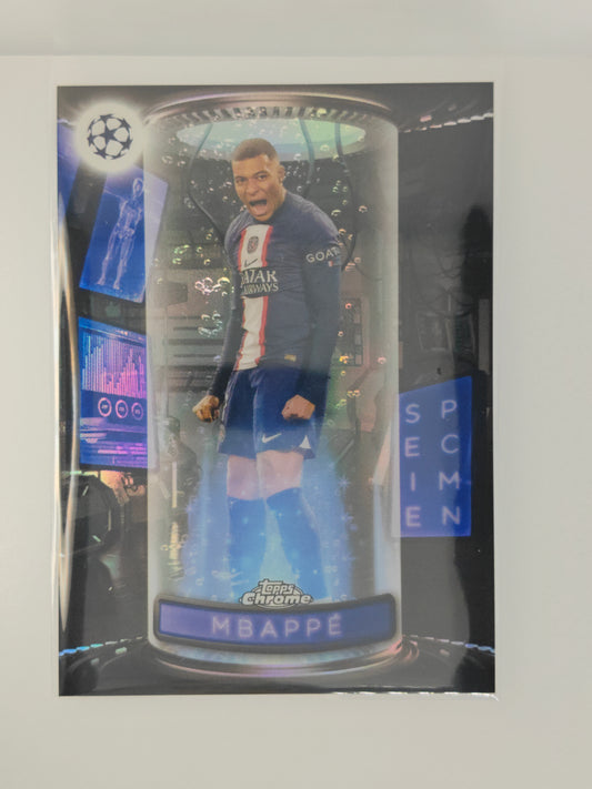 Kylian Mbappe Specimen - Topps Chrome 22/23