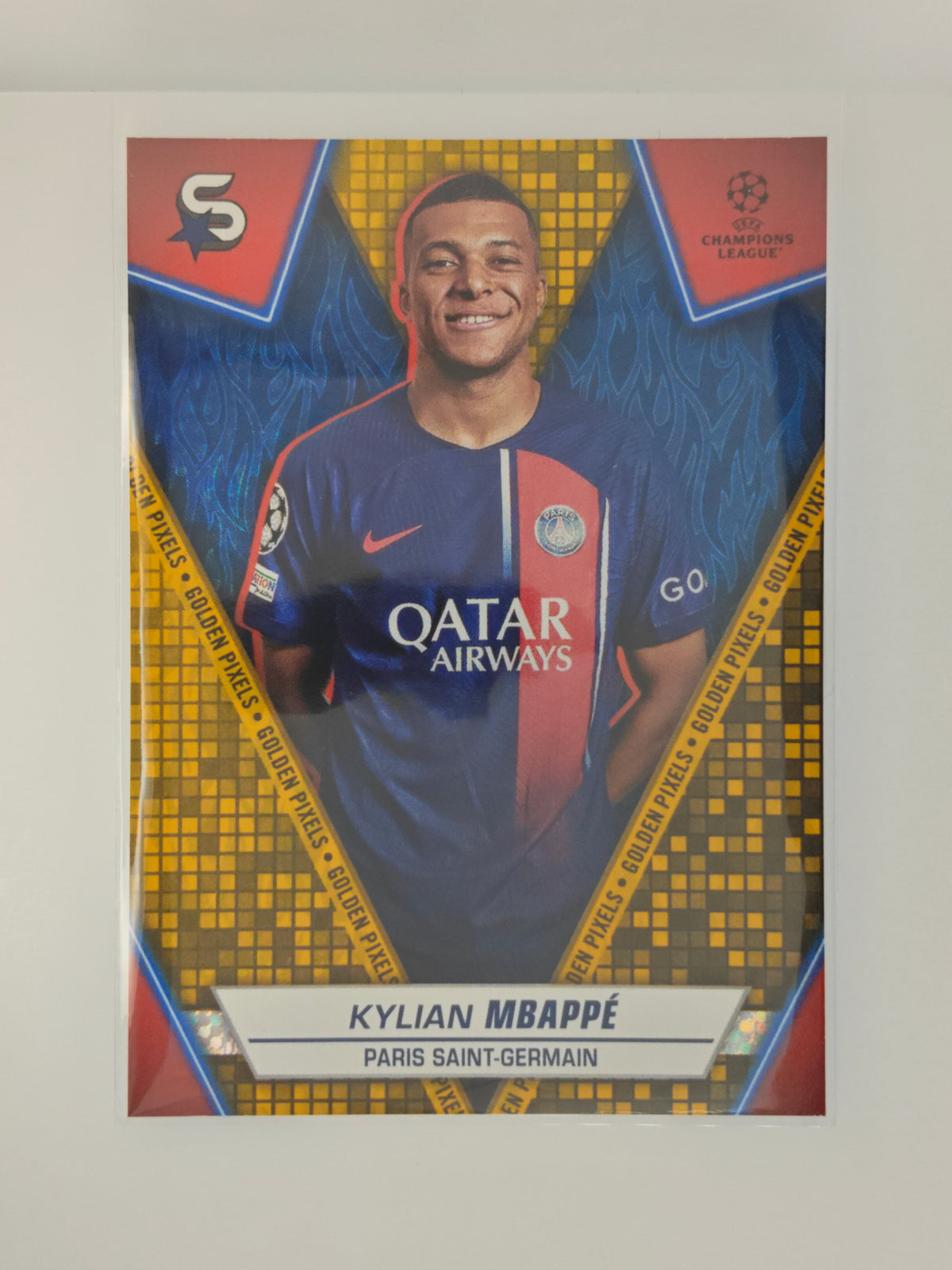 Kylian Mbappe golden Pixels - Topps Superstars 23/24