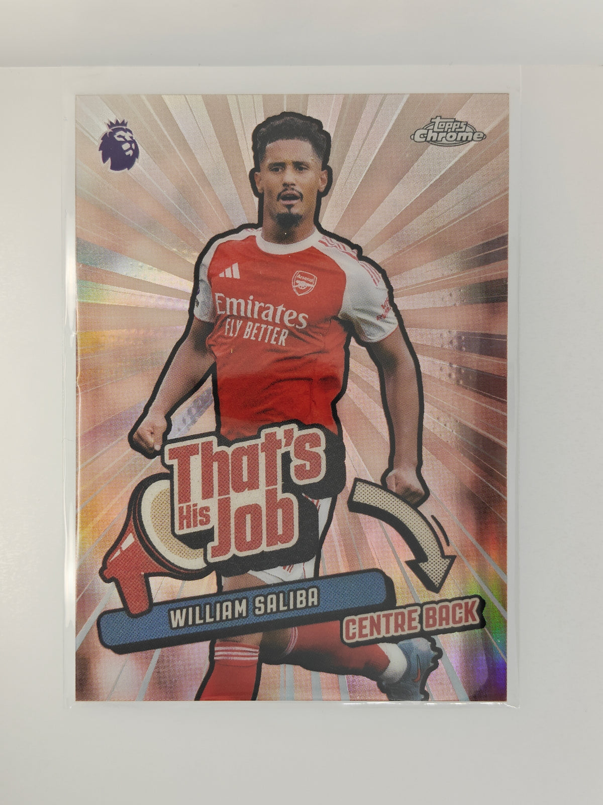 William Saliba thats his job - Topps Chrome PL 25/26